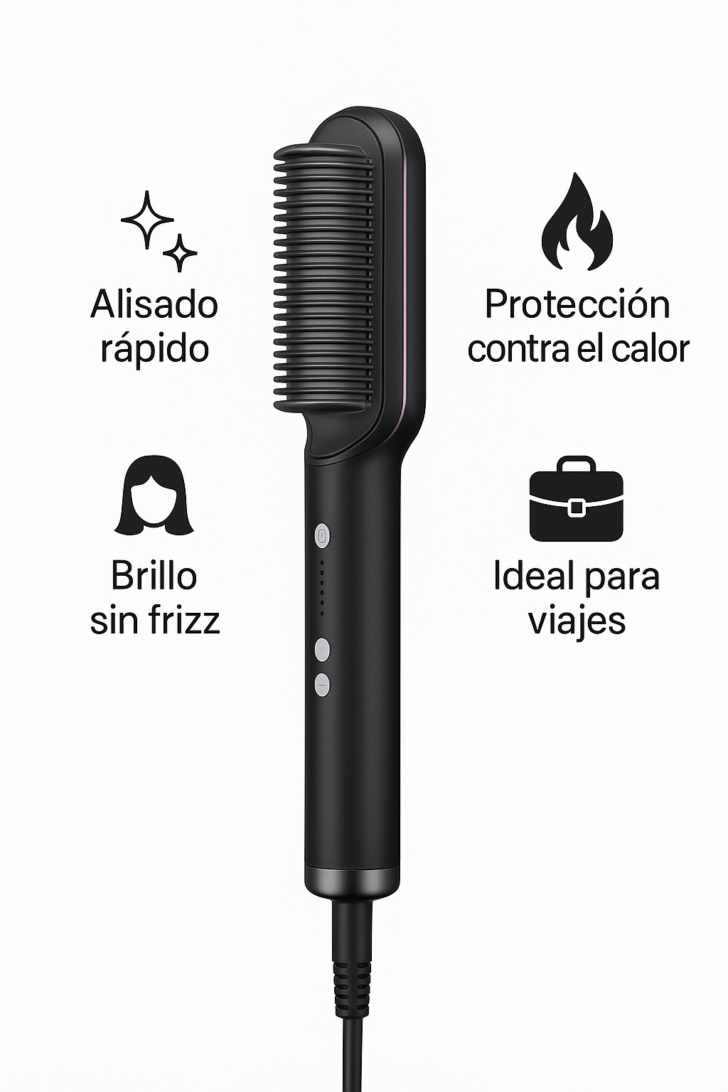 Cepillo Alisador de Cabello Premium™